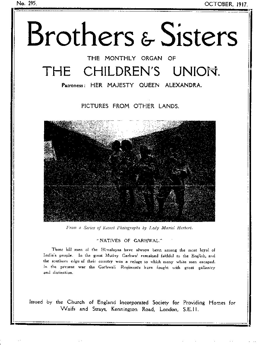 Brothers and Sisters October 1917 - page 1