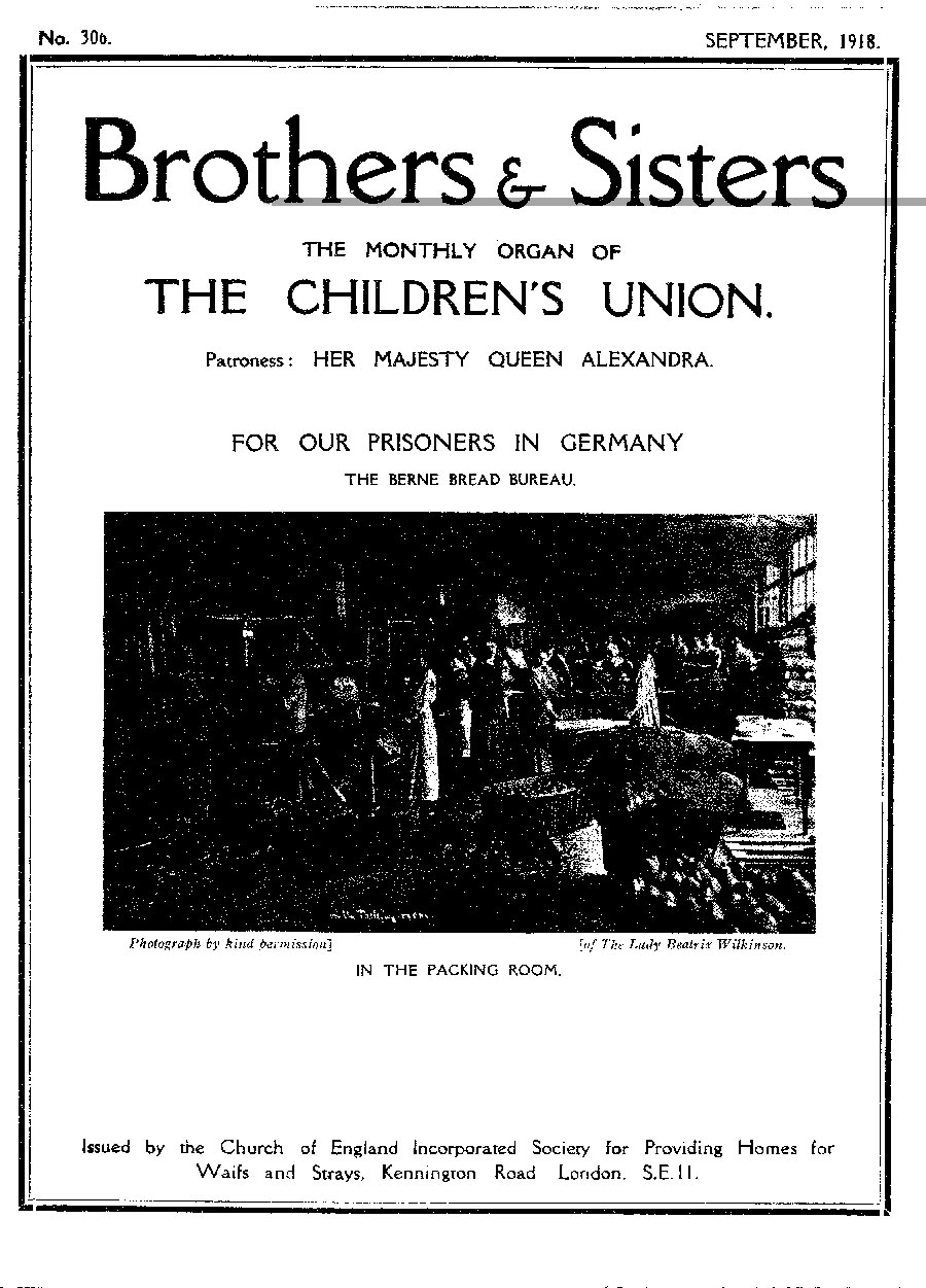 Brothers and Sisters September 1918 - page 1