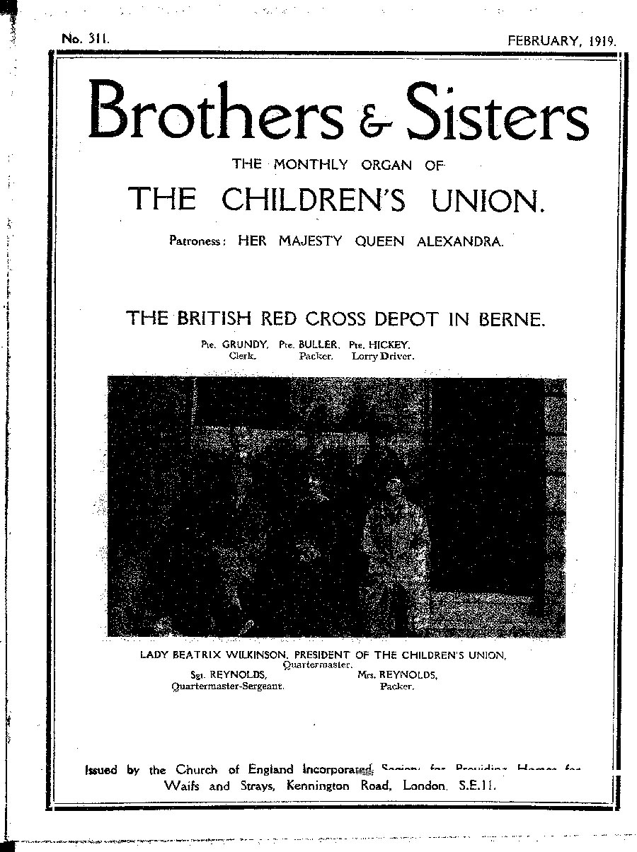 Brothers and Sisters February 1919 - page 1