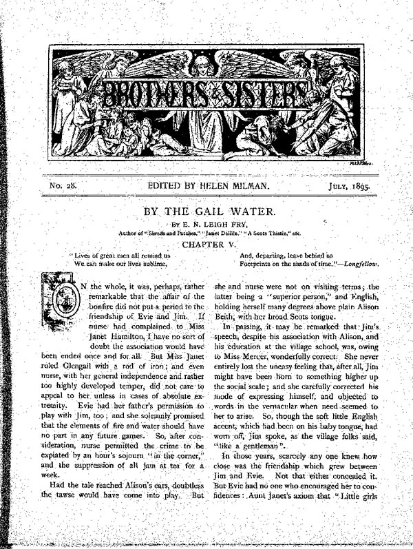 Brothers and Sisters July 1895 - page 1