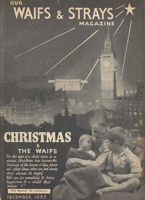 Christmas was a lonely time if you were a child on the streets. The Society used their publication covers to highlight this time of need at a time associated with giving.