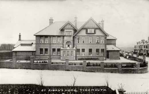 A winter scene of St Aidan's Home after it moved in 1906