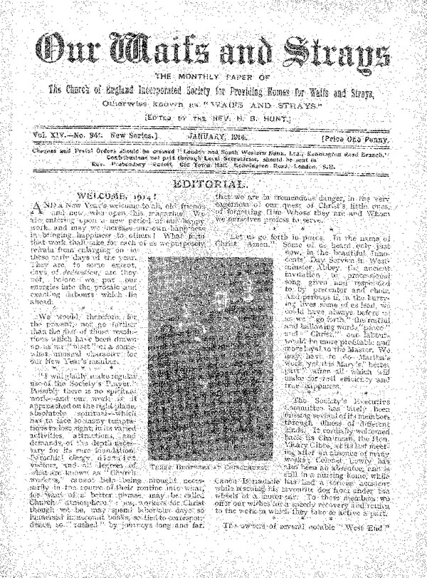 Our Waifs and Strays January 1914 - page 1