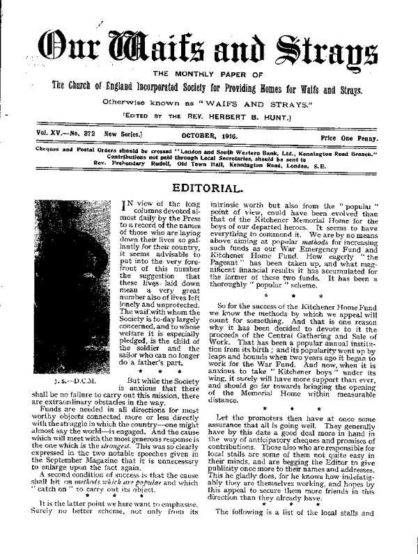Our Waifs and Strays October 1916 - page 187