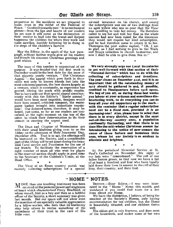Our Waifs and Strays December 1917 - page 161