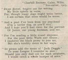 Letter from Jack Doggie