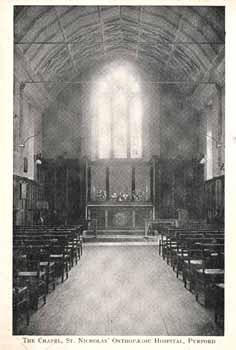 St Nicholas' chapel would be used at least once every day, when the children and staff would gather to pray. It was also served as a quiet reading room, and Matron would assign the children particular passages of scripture to read by themselves.