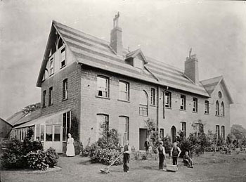Great pride was taken in the appearance of children's homes, and gardens were always well tended and tidy. 