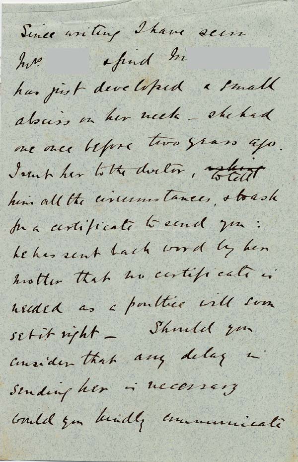 Large size image of Case 10 3. Letter from Mr D. 2 March 1882
 page 2