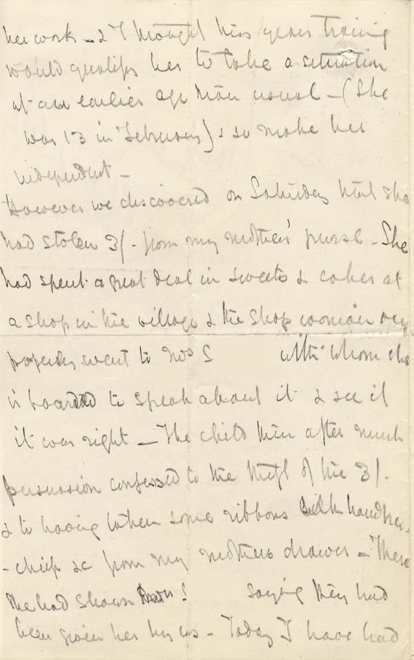 Large size image of Case 10 4. Letter from Miss Clark 12 April 1882
 page 2