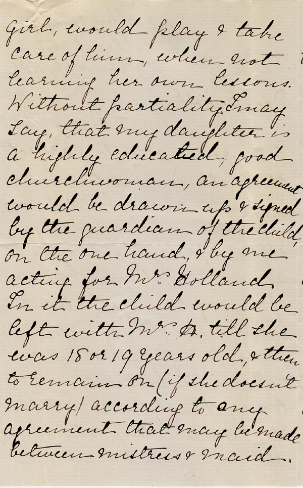 Large size image of Case 49 3. Letter from Mrs Ogilvie  20 March 1884
 page 2