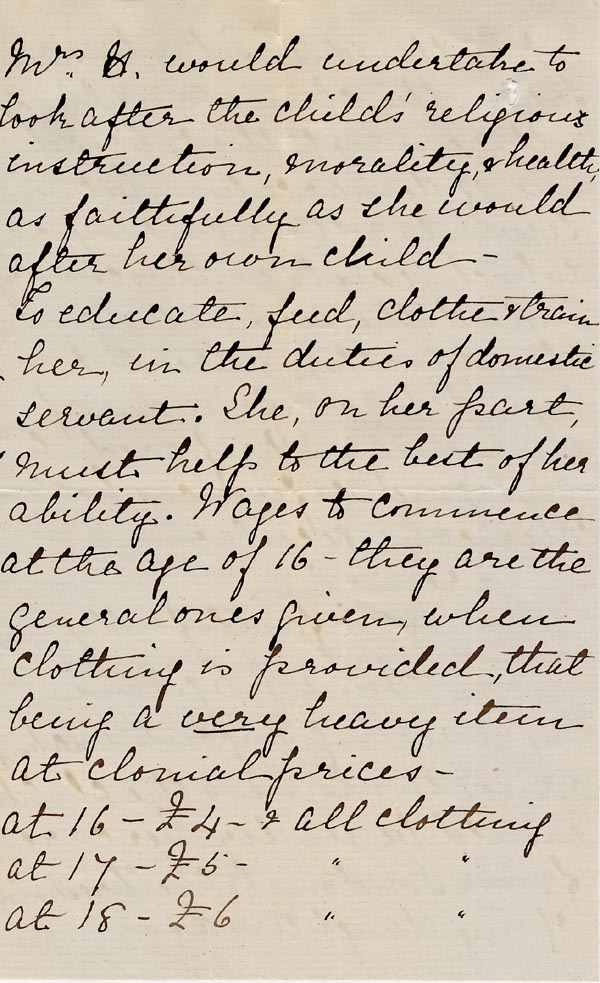 Large size image of Case 49 3. Letter from Mrs Ogilvie  20 March 1884
 page 3