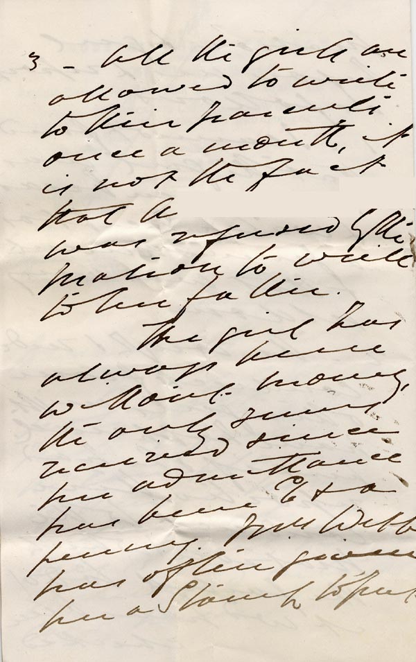 Large size image of Case 175 4. Letter from Fareham Home  25 July 1887
 page 3