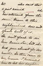 Image of Case 175 2. Letter from Miss H.  22 July 1887
 page 3