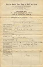 Large size image of Case 186 1. Application to Waifs and Strays' Society 27 July 1883
 page 1