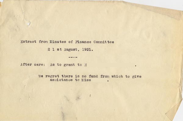 Large size image of Case 189 10. Submission to Finance Committee 21 August 1931
 page 3