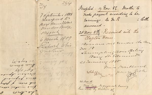 Large size image of Case 224 1. Application to Waifs and Strays' Society 16 April 1883
 page 4