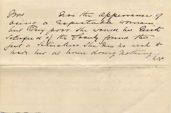 Large size image of Case 239 4. Note about a meeting with E's mother  20 January 1888
 page 2