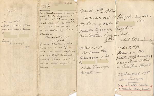 Large size image of Case 262 1. Application to Waifs and Strays' Society  21 February 1884
 page 4