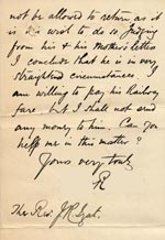 Image of Case 326 9. Letter to Revd Izat from Revd R. 11 March 1893
 page 4