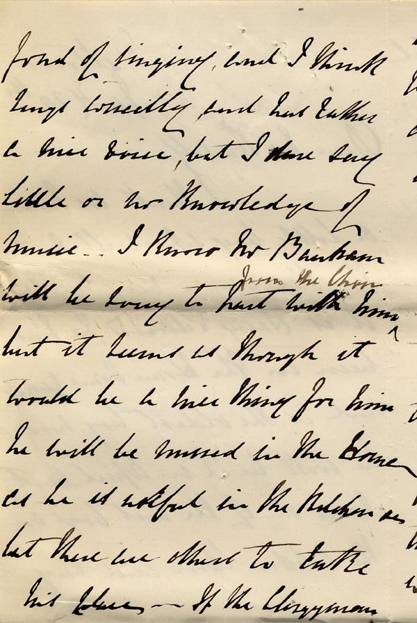 Large size image of Case 485 6. Letter from the Ashdon Home about H. being boarded out  20 January [1892]
 page 2