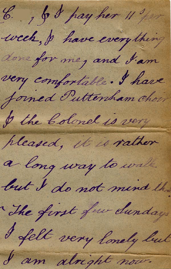Large size image of Case 485 9. Letter from H. to Ellen Teesdale telling her about his life  [December 1898]
 page 3