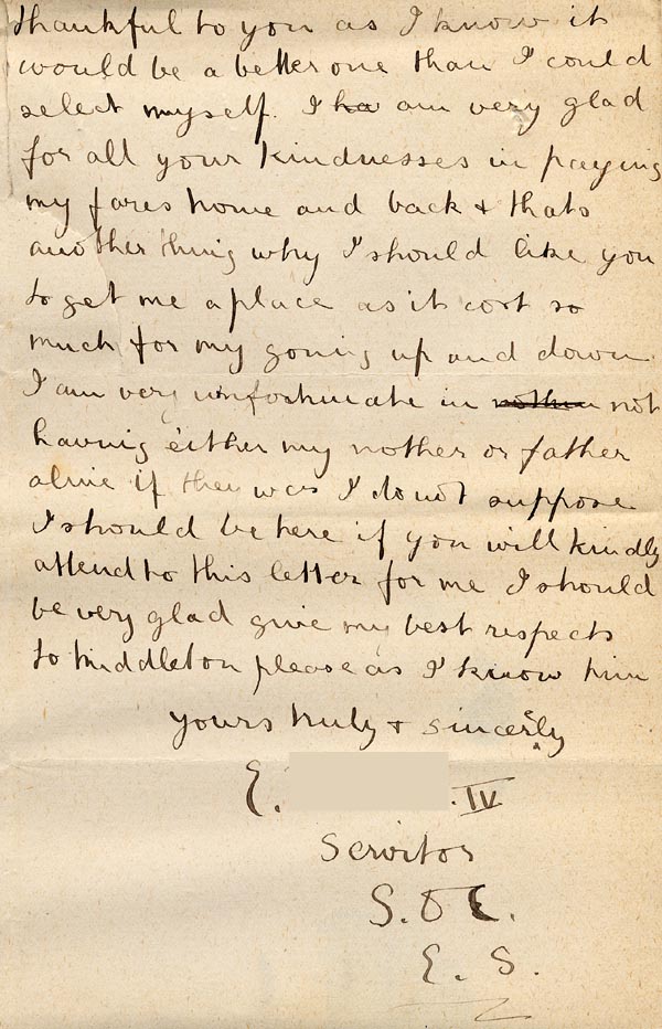 Large size image of Case 517 6. Letter from E.  [?1888]
 page 2