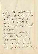 Image of Case 542 2. Letter from Revd B. enclosing the completed form  4 October 1885
 page 2
