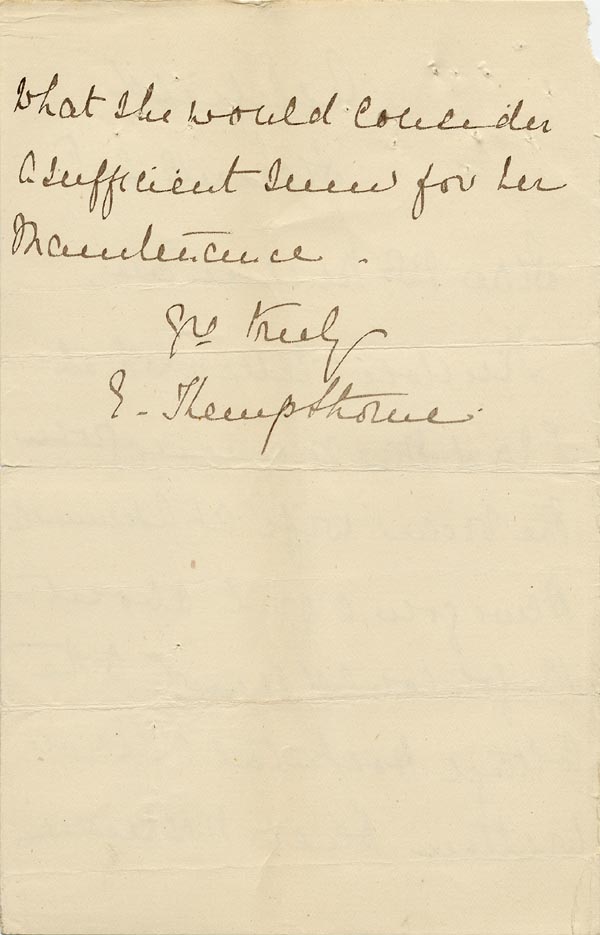 Large size image of Case 866 6. Letter from the a Local Secretary of the Society to Mr Buchanan enclosing the above letter
 page 2