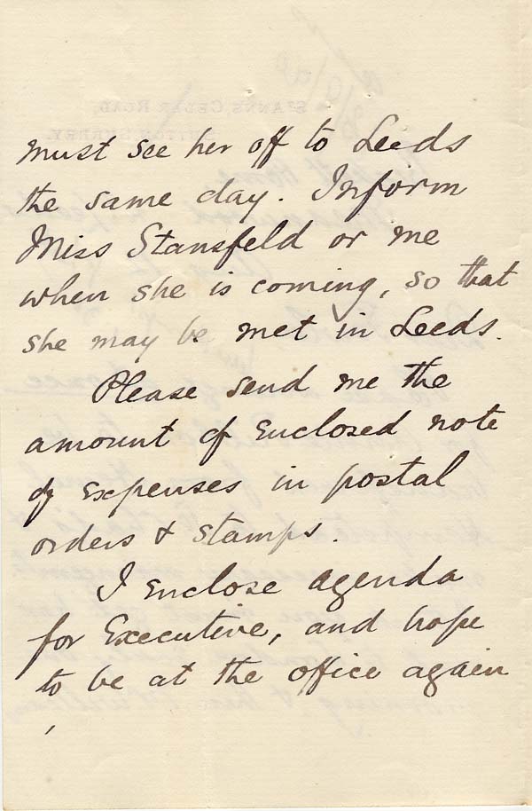 Large size image of Case 942 7. Letter from Revd Edward Rudolf requesting that A. be sent to St Chad's, Far Headingley  12 August [1890]
 page 2