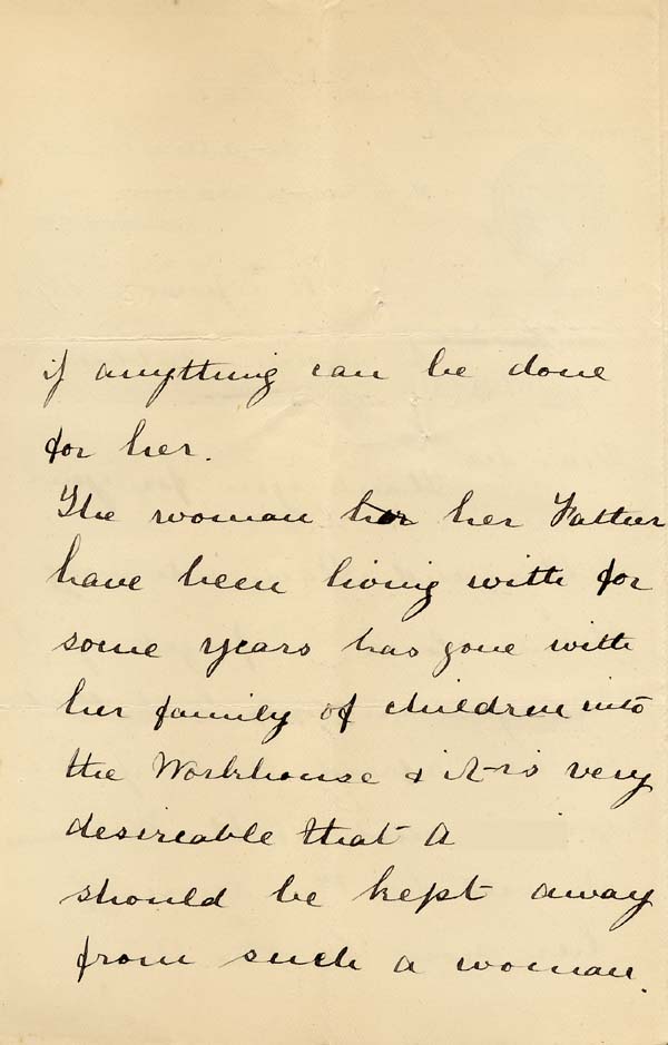 Large size image of Case 942 14. Letter from the Female Mission requesting help for A.  16 June 1894
 page 2