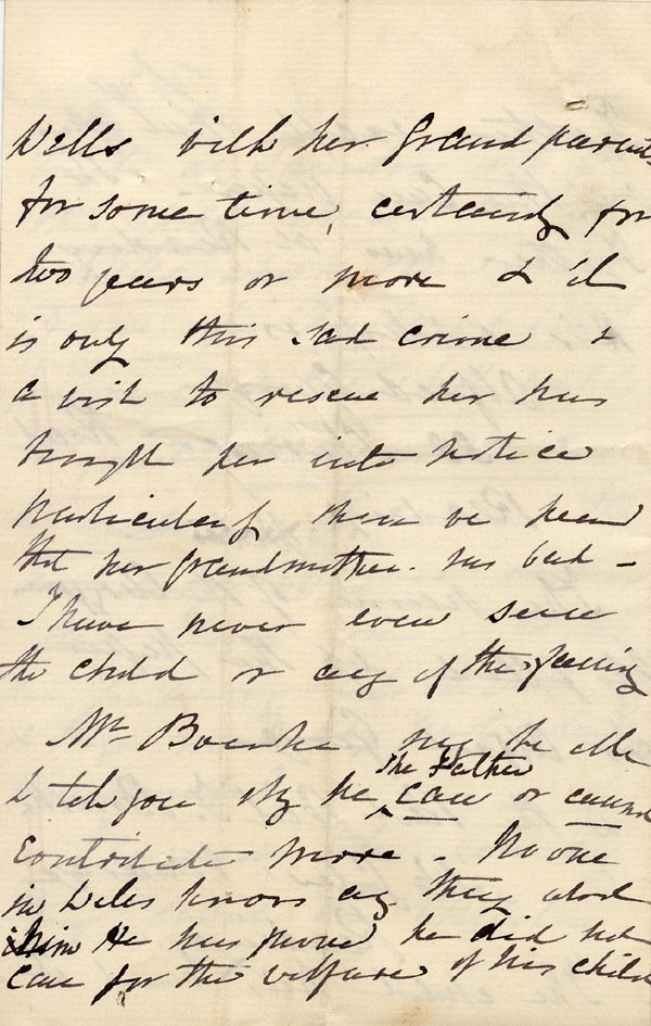 Large size image of Case 1024 5. Letter from Mrs Thompson  6 May 1887
 page 4