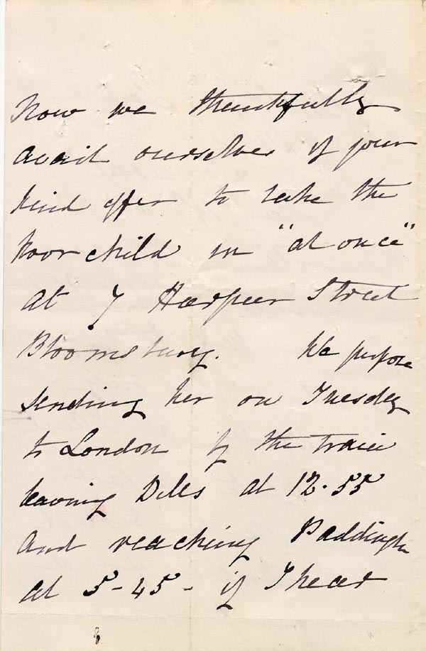 Large size image of Case 1024 6. Letter from Mrs Thompson  14 May 1887
 page 2