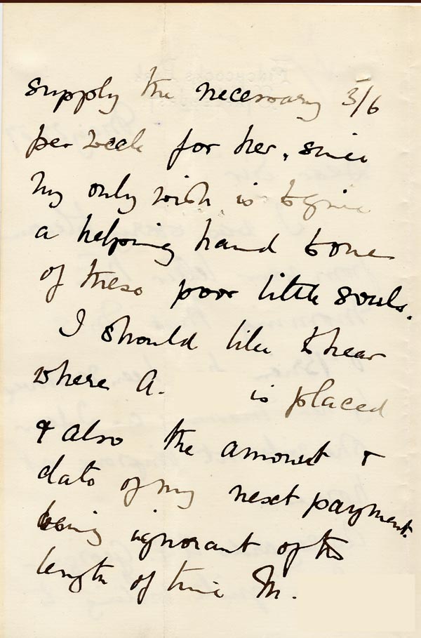 Large size image of Case 1024 9. Letter from Miss Blair  27 May 1887
 page 2