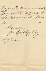 Image of Case 1106 4. Letter from the Barnes Ladies Association 2 August 1887
 page 3