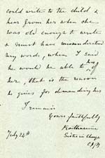 Image of Case 1214 12. Letter from Eton Mission, Hackney 24 July 1888
 page 3