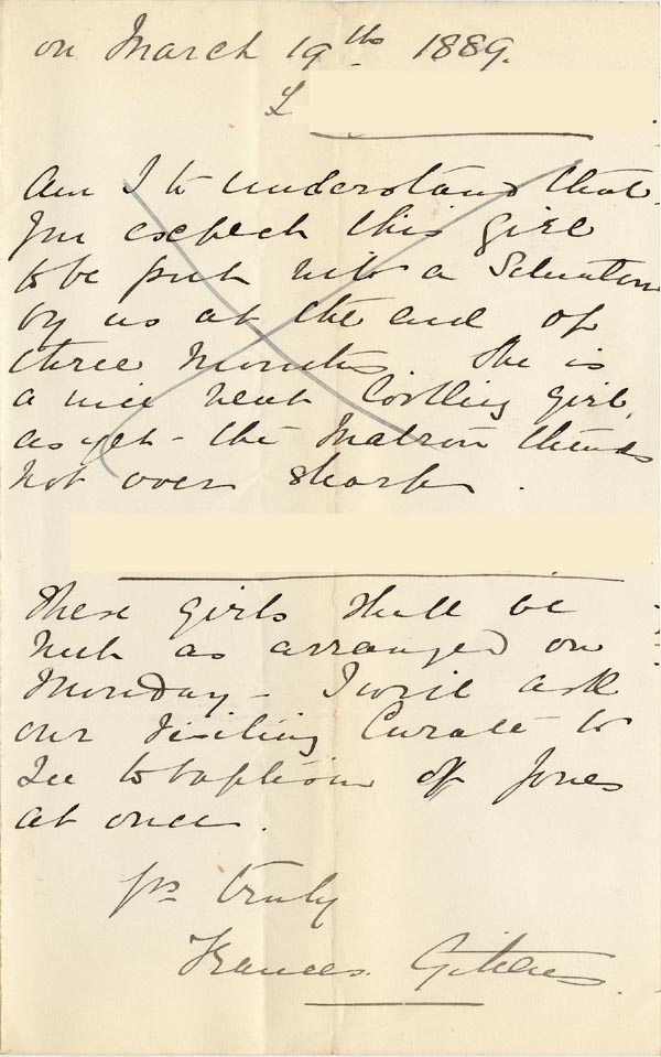Large size image of Case 1269 4. Letter from Fareham 23 June 1890
 page 2