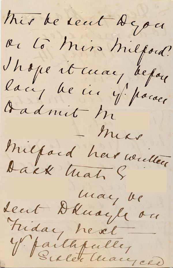 Large size image of Case 1372 4. Letter from St. Denys' House, Warminster 14 May 1888
 page 2