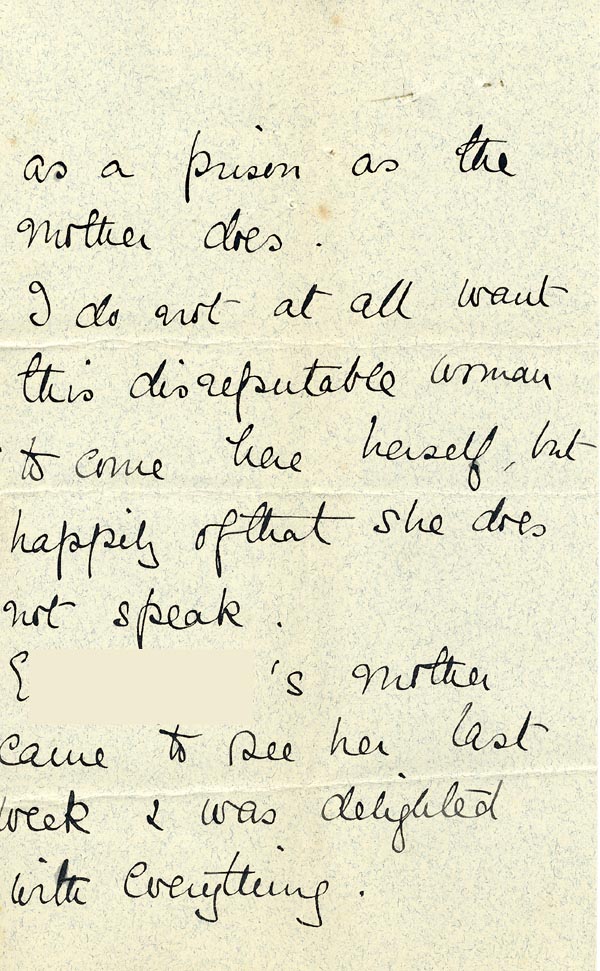 Large size image of Case 1372 13. Letter from Knoyle Cottage 9 August 1892
 page 3