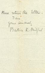 Image of Case 1372 13. Letter from Knoyle Cottage 9 August 1892
 page 4
