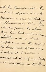 Image of Case 1399 13. Letter from Jersey Home for Working Lads 14 August 1893
 page 3