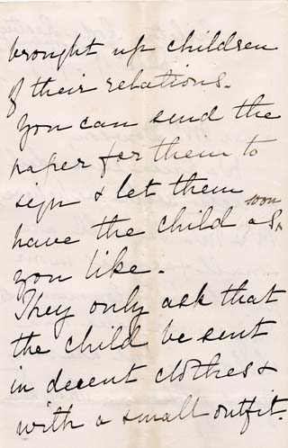 Large size image of Case 2258 2. Letter from Miss Cholmeley 17 December 1889
 page 2