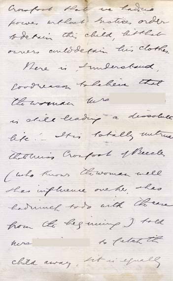 Large size image of Case 2258 5. Letter from Beccles, Suffolk 16 March 1892
 page 2