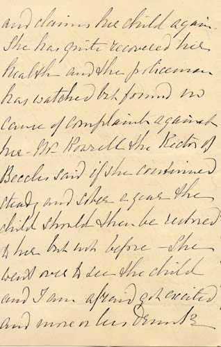 Large size image of Case 2258 6. Letter from Beccles, Suffolk 8 April 1892
 page 2