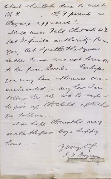 Large size image of Case 2258 8. Letter from Beccles, Suffolk 20 April 1892
 page 2