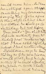 Image of Case 2258 7. Letter from Miss Fell  18 April 1892
 page 3