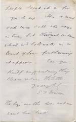 Image of Case 2258 11. Letter from Beccles, Suffolk 16 February 1893
 page 3