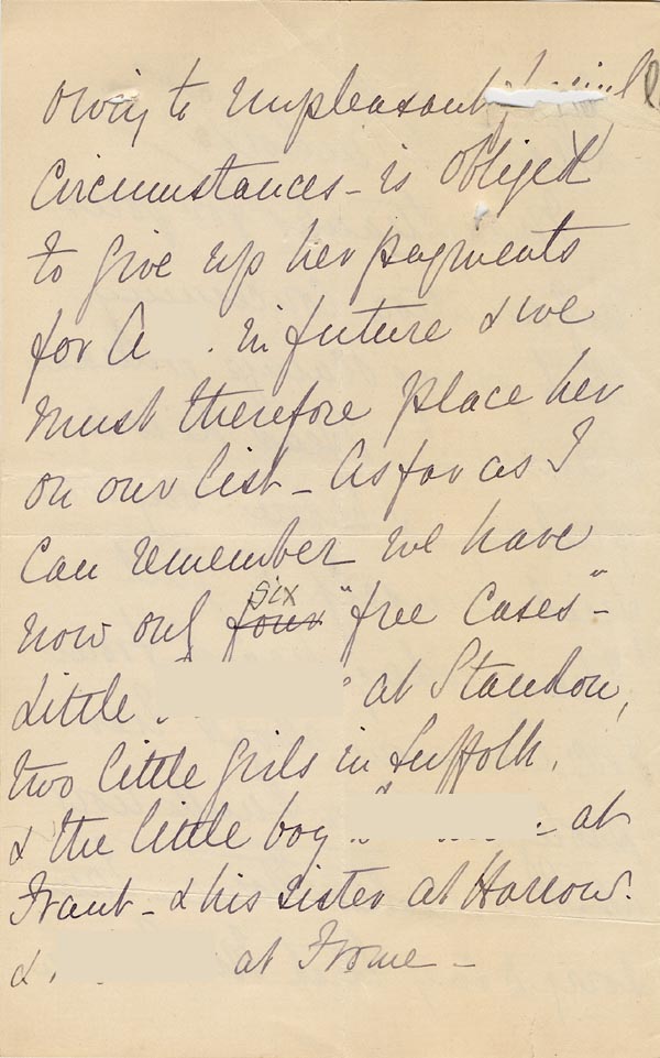 Large size image of Case 2434 7. Letter from Miss D. 1 January 1893
 page 2