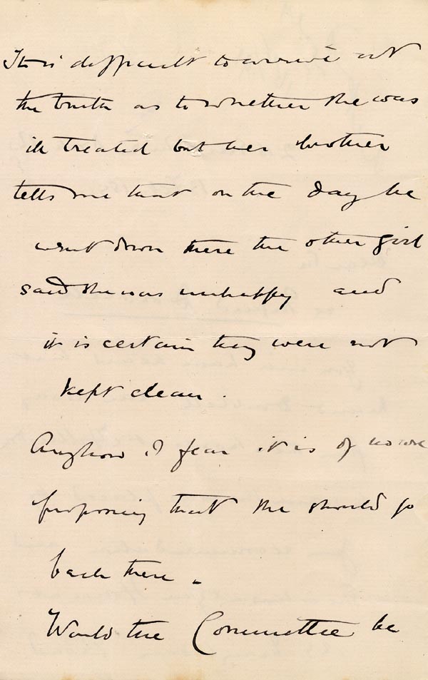 Large size image of Case 2716 6. Letter from Revd Adderley 13 February 1891
 page 2