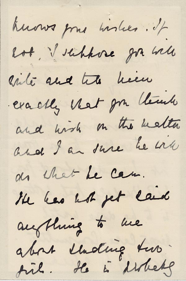 Large size image of Case 2716 8. Letter to Mrs Fenton 17 February 1891
 page 2